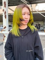 トゥコ(tuco) 個性的外国人風派手カラー派手髪イエローカラー黄緑