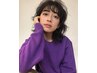 【夏休み学割U 24】透明感カラー+髪質改善UPTOGULOSSトリートメント