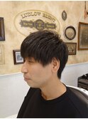 【LUDLOW BLUNT】生え癖矯正 もみあげ短め 40代50代60代