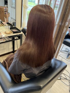 コアフィールフィス(COIFFURE fils) 《見附　今町》M3D カラー　艶髪　ストレートロング