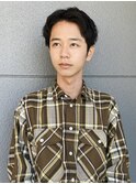 メンズカット センターパートショート 担当熊倉