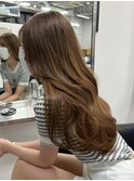 1549髪質改善オルチャンヘアタイトストレート波巻きセシルカット