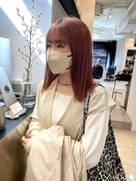 【sheta/小林】ピンクベージュ　ダブルカラー