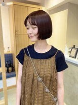 スムーク(smuk)&nbsp;【smuk/スムーク】切りっぱなしボブ/赤髪/レッド/レイヤー