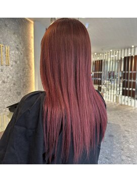 アース コアフュールボーテ 北小金店(EARTH coiffure beaute) 大人可愛い暖色系ハイトーンカラー