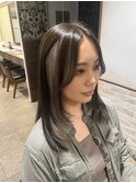 イヤリングカラー☆ホワイトベージュ