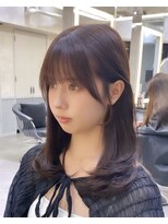 ロンドアヴァントゥス 池袋(Lond aventus)&nbsp;韓国レイヤー/韓国風/ボブ/髪質改善/黒髪/ブリーチなし〔池袋〕