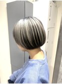 ミルクティー、ダブルカラー、ブリーチカラー
