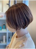 《FORME hair design代表　澤田》ショートボブ