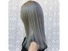 縮毛矯正(リタッチ)+カラー+カット+TR ￥15800 岡本/摂津/髪質改善/レイヤー