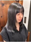 【山本開生】重ためバング×透明感グレーカラーのレイヤーカット