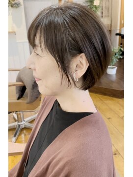 テラス(Terasu) 函館/ショートボブ/ハイライト/透明感/大人可愛い
