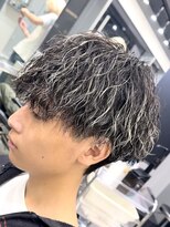 フィフス トウキョウ (fifth TOKYO) メンズハイライトカラーメンズメッシュ波巻きスパイラルパーマ