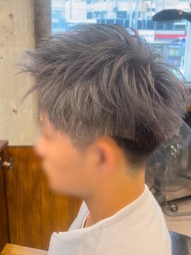 タメ(tame-) スペインカール/ブルーブラック/フェザーパーマ[メンズ/都賀]