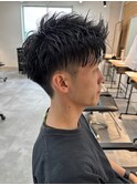 アップバング/ツーブロック/ビジネスヘア/千葉駅/保立大翔