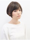フェミニンナチュラルショートボブ