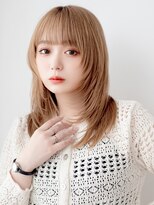 レッド(RED)&nbsp;前髪重めレイヤー