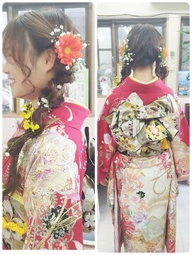 ハッチ美容室 着付&アップセット