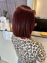 ギネス(Giness)&nbsp;艶感レッドカラー×ロブ