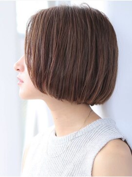 ジーナ 渋谷 表参道(JINA) 大人ショートボブ/ボブ/前髪なし/20代30代40代