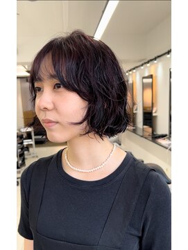 ユニークノベル 中央林間(unique novel) ミニボブ　パーマ