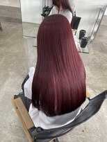 ノートエートル 西金沢(Nought etre)&nbsp;10代20代ハイトーン艶髪ボルドーカラー