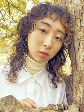 レイヤー/ウルフヘア/ウルフパーマ