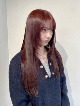 ラヴィズム(LUVISM) 顔周りレイヤー/ダブルカラー/髪質改善/ケアブリーチ万代新潟駅