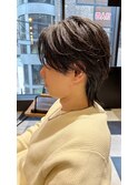 ミディアムウルフセンターパート！