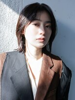 カライングドゥ(ing deux)&nbsp;大人可愛い20代30代40代黒髪前下がりひし形小顔ボブ