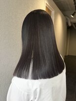ヴィヒタ 川越 本川越(VIHTA.) ブリーチなしカラーシアーグレージュ切りっぱなし川越本川越