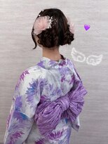 クラビス(CLAVIS)&nbsp;浴衣着付け☆ツイン団子