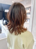 キャアリー(Caary)&nbsp;福山人気髪質改善デジタルパーマ簡単再現セミロング艶パーマ小顔