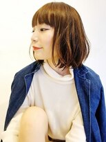 ドロップ(drop)&nbsp;枯れ葉色ボブで柔らかく。【表参道/青山　drop】