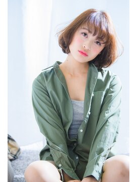 ヴァンクシー バイ ルナ(VANKCY by Luna) 【neolive plus】ゆるふわワンカールボブ#グレージュ#エアリー