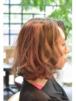 ポタム 東中野(potamu)&nbsp;バレイヤージュミディアムウェーブ