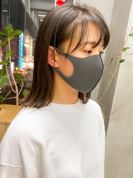 テトヘアー(teto hair) ロブナチュラルシンプルボブ外ハネノームコア清楚