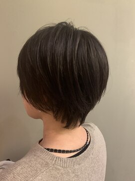 エシェル 平塚店(echelle) シンプルショートボブ