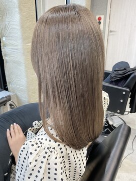 オーバー 三軒茶屋(OVER→) 【OVER三軒茶屋】ミルクティーベージュ/髪質改善