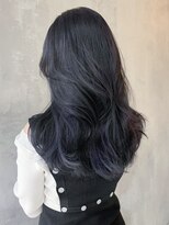 アイティー バイ アルバム 浦和店(IT by ALBUM)&nbsp;ブルーラベンダーレイヤーカット_グレージュカラーボブ_ba380352