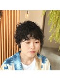 ショートくるくるパーマ