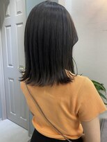 トゥーリ 長崎住吉店(tuuli)&nbsp;tuuli☆30代40代ペールベージュ切りっぱなしミディアム　91