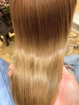 スリアン(sourian) ブリーチ縮毛矯正×髪質改善