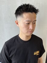 フランクスバーバーリザーブ 人形町店(FRANK’S BARBER RESERVE) アップバングショート y