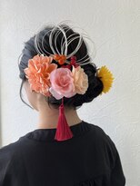 ピカソ ほなみ店&nbsp;成人式前撮りヘア