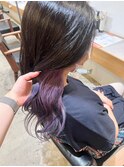 インナーカラー×バイオレット