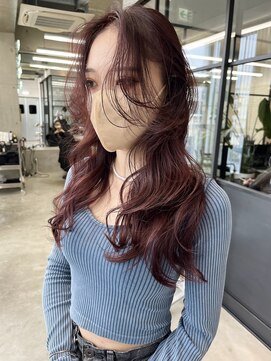 アンドスタイル(&style) 【大名店江藤】チョコレートブラウン　ブリーチなしダブルカラー