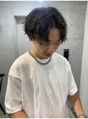 MEN'S HAIR ツイストスパイラル　マッシュパーマ　メンズヘア