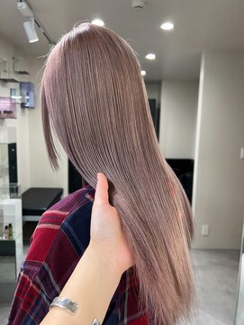 ベレーザ 渋谷(BELEZA) 6744艶髪グレーベージュミルクティーアッシュハイトーンカラー