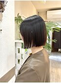 青森　八戸　あご下ぱつっとボブ　切りっぱなし　20代30代40代